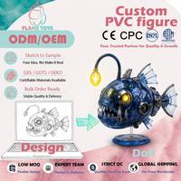 Figurine de monstre personnalisée aux couleurs vives, figurine en PVC 3D, finition brillante, pour un cadeau d'anniversaire attrayant, prix direct d'usine