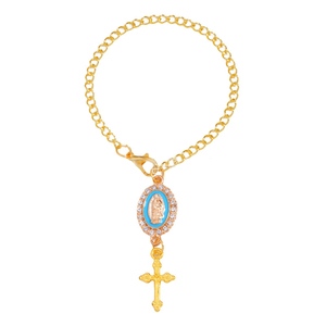 Volante Rosario encanto accesorio <span class=keywords><strong>Virgen</strong></span> <span class=keywords><strong>de</strong></span> <span class=keywords><strong>Guadalupe</strong></span> coche encantos decoración <span class=keywords><strong>bendiciones</strong></span> bautismo religioso católico regalo - Product Image 6