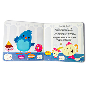 Libro de sonido impreso personalizado para niños libro de sonido de música multilingüe personalizable de tapa dura para niños con función de audio - Product Image 3