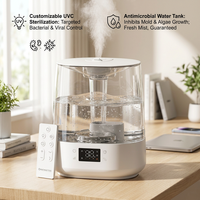Humidificateur d'air intelligent Wi-Fi pour grande pièce, 6L, humidificateur ultrasonique à brume froide, compatible avec Tuya, pour la chambre de bébé et les plantes