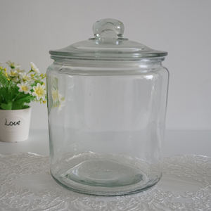 برطمان من الميسون بسعة كبيرة للبيع بالجملة/، برطمان من الزجاج بسعة كبيرة مع غطاء لتخزين الطعام والبسكويت - Product Image 2