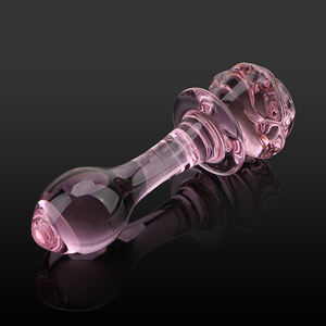 Gay-Nachtclub <span class=keywords><strong>Anal</strong></span>-Dildos Geschenk für Enthusiasten Rosa Glas Lange Perlen Analplug Erotikspielzeug für Frauen - Product Image 4