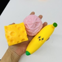 Ensemble de jouets sensoriels à presser en forme de fruits, à montée lente et sonore, avec un son de craquement satisfaisant, en provenance des États-Unis