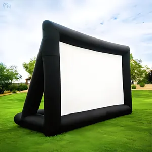 Tela de projeção traseira inflável para venda projetor de TV, tela de cinema inflável ao ar livre, tela de TV inflável