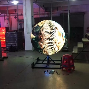 Ab Werk <span class=keywords><strong>LED</strong></span>-Kugel-Display, Verkaufsschlager, kreativer, vollfarbiger, sphärischer 3D-<span class=keywords><strong>LED</strong></span>-Flexibler-Vorhang-Ball-Bildschirm - Product Image 3