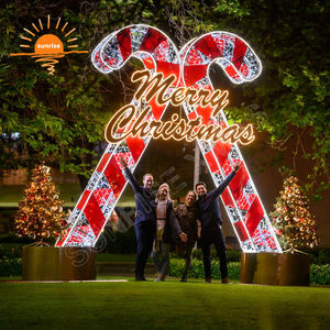 Personalizado Comercial Grande LED al aire libre caminar a través <span class=keywords><strong>de</strong></span> bastón <span class=keywords><strong>de</strong></span> caramelo <span class=keywords><strong>de</strong></span> <span class=keywords><strong>Navidad</strong></span> iluminado para el centro comercial decoración <span class=keywords><strong>de</strong></span> dulces <span class=keywords><strong>de</strong></span> <span class=keywords><strong>Navidad</strong></span> - Product Image 4