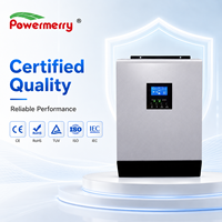 Onduleur solaire hybride hors réseau 5kW 48VDC à fonction parallèle, onde sinusoïdale pure, MPPT pour système de stockage d'énergie et de secours résidentiel