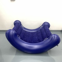 Chaise sensorielle gonflable pour enfants en PVC floqué personnalisée, canapé gonflable, chaise berçante gonflable