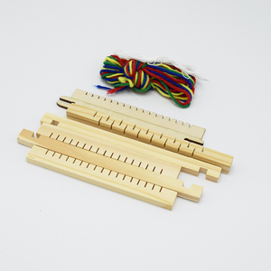 Giocattolo Educativo Montessori per Bambini in Età Prescolare, Telaio per Tessitura in Legno Fai-da-Te - Product Image 3