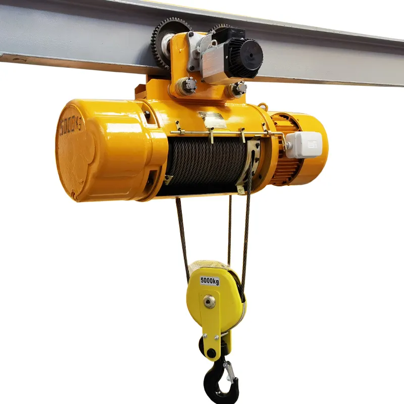 Điện 5 tấn 10ton Wire Rope ổ đĩa ròng rọc nâng Crane Palăng 5t 10 tấn Đường Sắt hoist bộ hoàn chỉnh cho bán