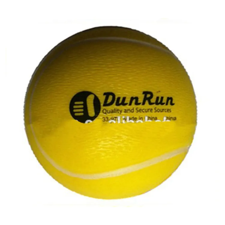 Passen Sie Logo hochwertige billige gelbe Sport kleine Schaum <span class=keywords><strong>Tennisball</strong></span>