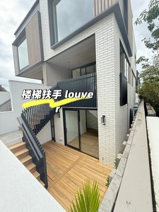 Mới tùy chỉnh trong nhà cầu thang lan can lan can nhôm sang trọng nhôm lan can lan can thiết kế cho căn hộ/nhà - Product Image 4