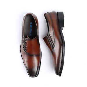 Chaussures pour hommes - Chaussures en cuir décontractées à lacets latéraux - Version coréenne - Chaussures en cuir respirantes - Tendance - Product Image 6