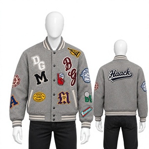 Chaqueta Letterman para Hombre, Personalizada, Estilo Varsity, con Parches Bordados en Chenille, Estilo Universitario, Económica, Ropa Urbana - Product Image 1
