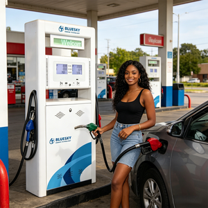 Distributeur de carburant diesel BLUESKY <span class=keywords><strong>pour</strong></span> stations-service commerciales en Ghana, haute performance, précision de 0,25 %, débit de 5 à 55 L/min - Product Image 1