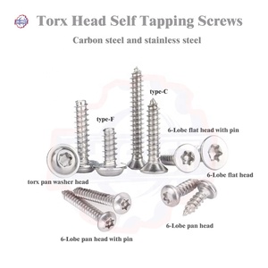 Trung Quốc nhà máy tùy chỉnh SS304 Tự Khai thác ốc vít Phillips chéo Hex mặt bích/Torx/Pan/phẳng đầu thép không gỉ Tự khai thác ốc vít - Product Image 5