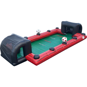 Terrain de Foosball Gonflable Géant (6 m x 12 m) avec Buts Doubles, Jeu de Foosball Gonflable pour Deux Équipes - Product Image 1