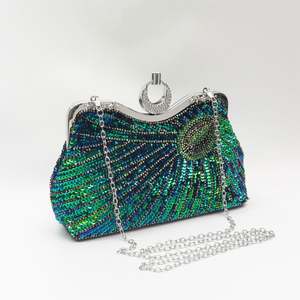 शादी की ब्राइडल प्रोम गैंडा महिलाओं को क्रिस्टल क्लच शाम बैग - Product Image 2