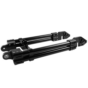 Nuevo Brazo Oscilante para <span class=keywords><strong>Motor</strong></span> de Vehículo Eléctrico, Modificación/Actualización, Doble Tubo, Aleación de Aluminio CNC Reforzada, Horquilla Plana Ajustable - Product Image 4