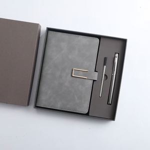 High Quality Custom A5 Hardcover Leather Journal Notebook Pen <b>Gift</b> <b>Set</b> for Women Waterproof Stone Paper Binding Business <b>Gift</b> - Product Image 6