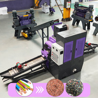 Machine de séparation cuivre-plastique pour fils électriques, granulateur de cuivre à vendre