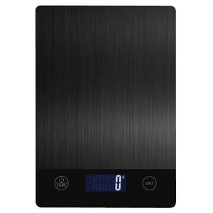 Balance de cuisine numérique en acier inoxydable 5 kg transfrontalière, à piles, avec écran LCD pour la pâtisserie et les aliments nutritifs - Product Image 2