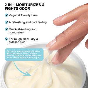 Vitamina 40% natural <span class=keywords><strong>Urea</strong></span> menta colágeno árbol de té olor de pie removedor de piel muerta nutritiva cuidado de la piel de manos y pies <span class=keywords><strong>Crema</strong></span> para pies - Product Image 2