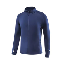 Hauts actifs pour hommes et femmes automne hiver séchage rapide velours fin Fitness loisirs course vêtements col montant haute grande taille