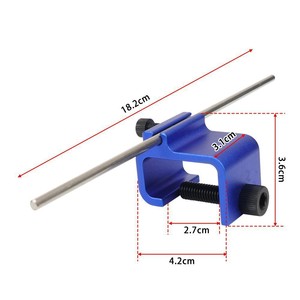 Chain Alignment Tool 20x11x2mm <b>Clamp</b> For Motorcycle Repair Maintenance Adjustment Blue Red Black - Product Image 2