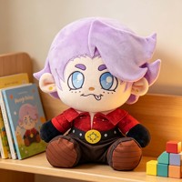 Boneka Karakter Plush Katun Custom OEM, Mainan Boneka Isi Lembut Ramah Kulit, Maskot Buatan Khusus, Figur Boneka Pajangan, Boneka Pesta