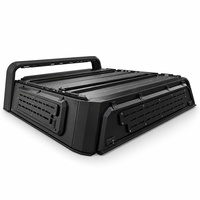 Support de chargement pour benne de pick-up avec rails latéraux et barres transversales pour le rangement et le transport d'équipement