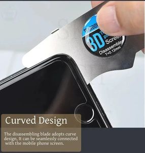 Carte d'ouverture de lame de levier en acier inoxydable ultra-mince de 0.12mm pour réparation d'écran de téléphone - Product Image 4