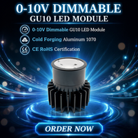Vente directe d'usine, module LED GU10 professionnel à intensité variable 0-10V, module LED 10W, downlight LED de haute qualité, éclairage LED de qualité supérieure