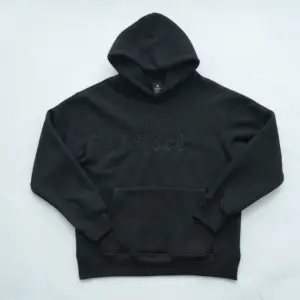 Hoodie produsen hoodie ukuran besar Unisex katun gaya kustom bordir berat badan 500 GSM