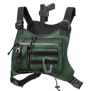 Chaleco Deportivo con Bolsillo en el Pecho para Correr, Resistente al Agua, para Hombres, Chaleco Táctico para Correr - Product Image 1