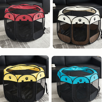 Petit toutes saisons pliable chat chien maison résistant aux rayures tissu Oxford amovible tente pour animaux de compagnie Cage Animal plastique lit livraison