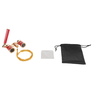 نظارات الأوبرا MH مناظير 3X25 نظارات مسرح صغيرة ثنائية العينين مدمجة مع سلسلة للبالغين والسيدات والنساء في الحفلات الموسيقية - Product Image 6