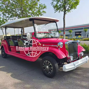 Voiture électrique rétro classique la plus vendue pour les navettes de sites touristiques, voiture classique antique vintage avec système audio - Product Image 1