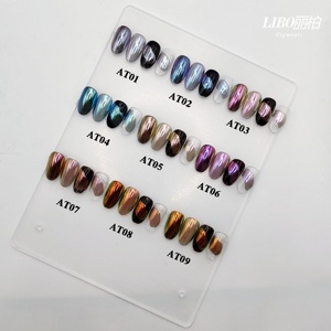 Polvo de Cromo Metálico Camaleón LIBO, 9 Colores, Polvo de Cromo Brillante - Product Image 1