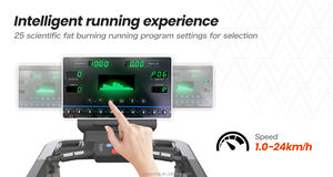 <span class=keywords><strong>Tapis</strong></span> roulant commercial Lijiujia Factory Wholesale AC Motor <span class=keywords><strong>22</strong></span> Auto Incline 24KM Fitness Equipment TFT 200KG - Product Image 2