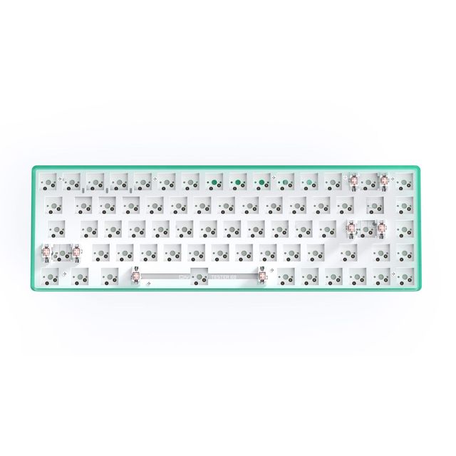 CIY TESTER68 Mechanical Keyboard Kit Dual-mode BT 5.0 Wireless 2.4g Hot Swap DIY Switch Tester 68 Keys Keyboard Kit Shaft