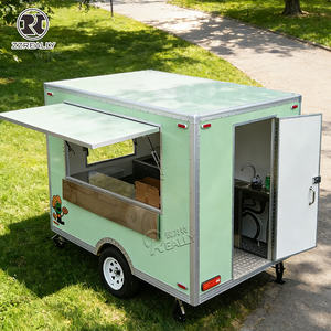 Camion de restauration rapide mobile avec cuisine complète, pompe à eau pour pizzas, café, équipé pour <span class=keywords><strong>divers</strong></span> aliments - Product Image 5
