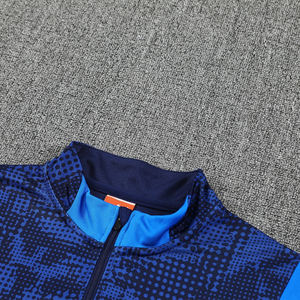 Chándal de entrenamiento atlético de calidad Marseilleas para hombre, uniforme de entrenamiento de media cremallera de fútbol de manga larga para clubes, conjunto de estilo - Product Image 4