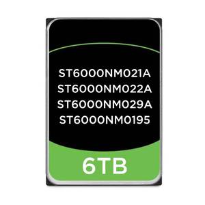 ฮาร์ดดิสก์ไดรฟ์ภายในสำหรับองค์กร ขนาด 3.5 นิ้ว ความจุ 6TB ความเร็ว 7200RPM แคช 256MB รุ่นที่เชื่อถือได้ ST6000NM021A ST6000NM022A ST6000NM029A ST6000NM0195 - Product Image 1