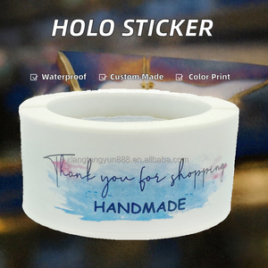 Premium Thick Rectangle PVC Die-Cut Adhesive Label Holographic Printed <b>Sticker</b> <b>Sheet</b> for Promotion and Grocery Packaging - Product Image 2