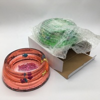 Bols professionnels pour animaux de compagnie, pour chat et chien, bol à eau original avec flotteur pour faciliter la consommation de liquides et de nourriture, bol artisanal en acrylique