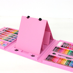 Kit <span class=keywords><strong>d</strong></span>'art pour enfants personnalisé en couleur 41*32*6cm, ensemble de crayons en plastique pour le <span class=keywords><strong>dessin</strong></span> et le croquis pour les enfants, pour l'école et la peinture - Product Image 1