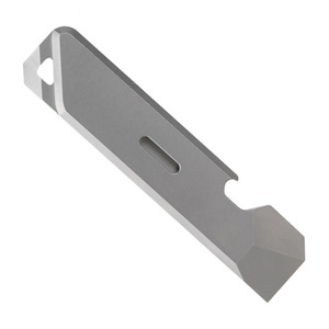 TC4 Titanium Alloy Crowbar <b>Mini</b> Outdoor Survival Self-Defense Cool Stick EDC Multi-functional Tool <b>Bottle</b> Opener - Product Image 5