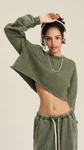 เสื้อกล้ามถักสไตล์เรโทรสตรีทแฟชั่นสำหรับผู้หญิง ฤดูใบไม้ผลิ/ฤดูร้อน ปี 2026 น้ำหนัก 380 กรัม ระบายอากาศได้ดี เสื้อยืดออกกำลังกายโยคะสุดฮอต ตัวเลือกยอดนิยม - Product Image 2