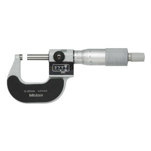 Micrómetro Exterior Mecánico Original Mitutoyo 193-111 M820-25, Rango 0-25 mm, Precisión 0.001 mm, con Contador Digital - Product Image 1